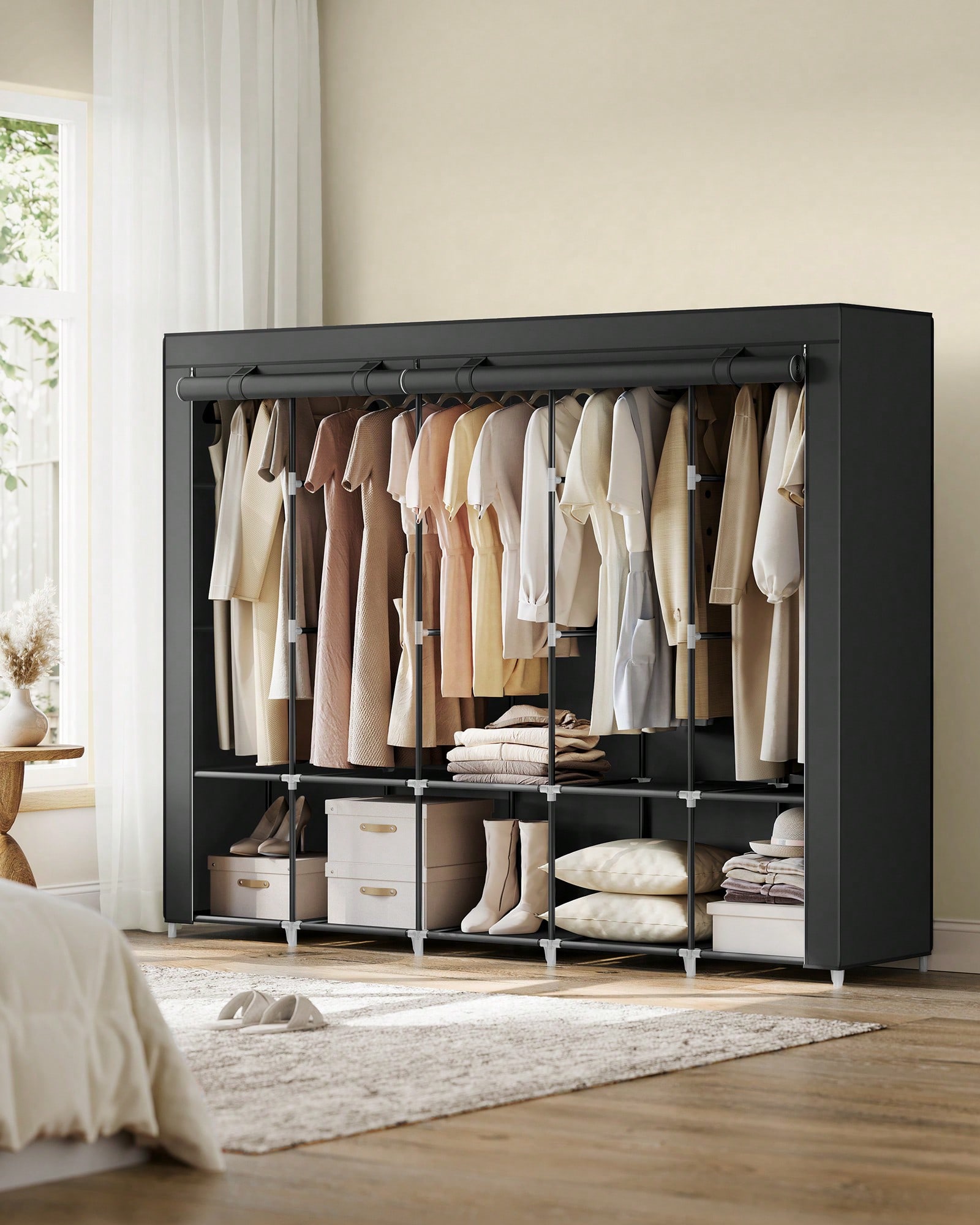 Wardrobe Closet Portable Fabric Cover - Armoire portable extra large de 83