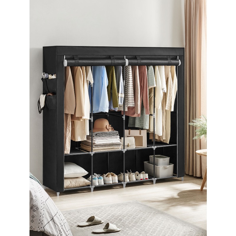 Wardrobe Closet Portable Fabric Cover - Armoire portable, organisateur de garde-robe avec