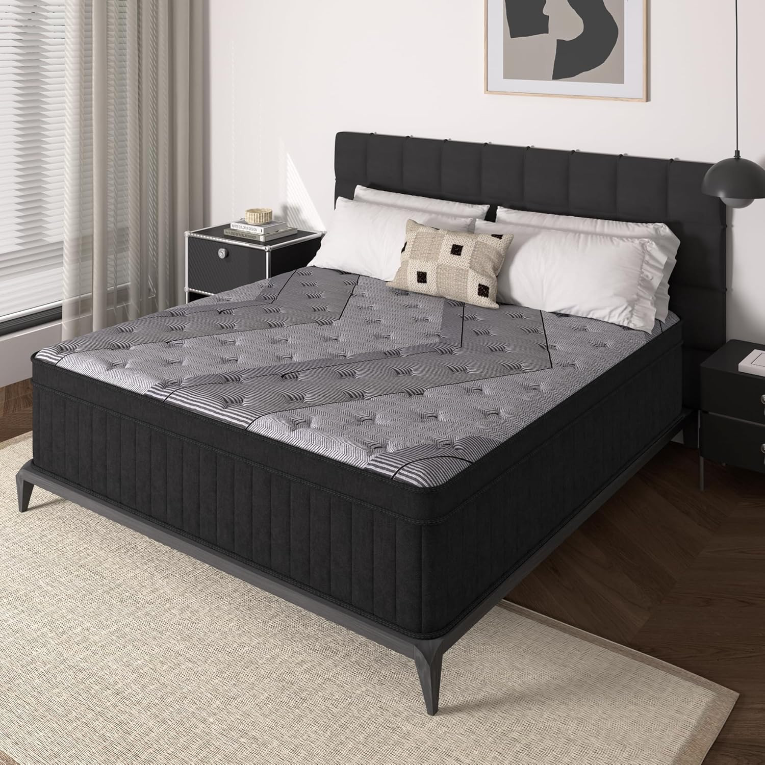 Matelas Queen Size, matelas hy - Memory Foam Mattress In A Box Queen avis et prix