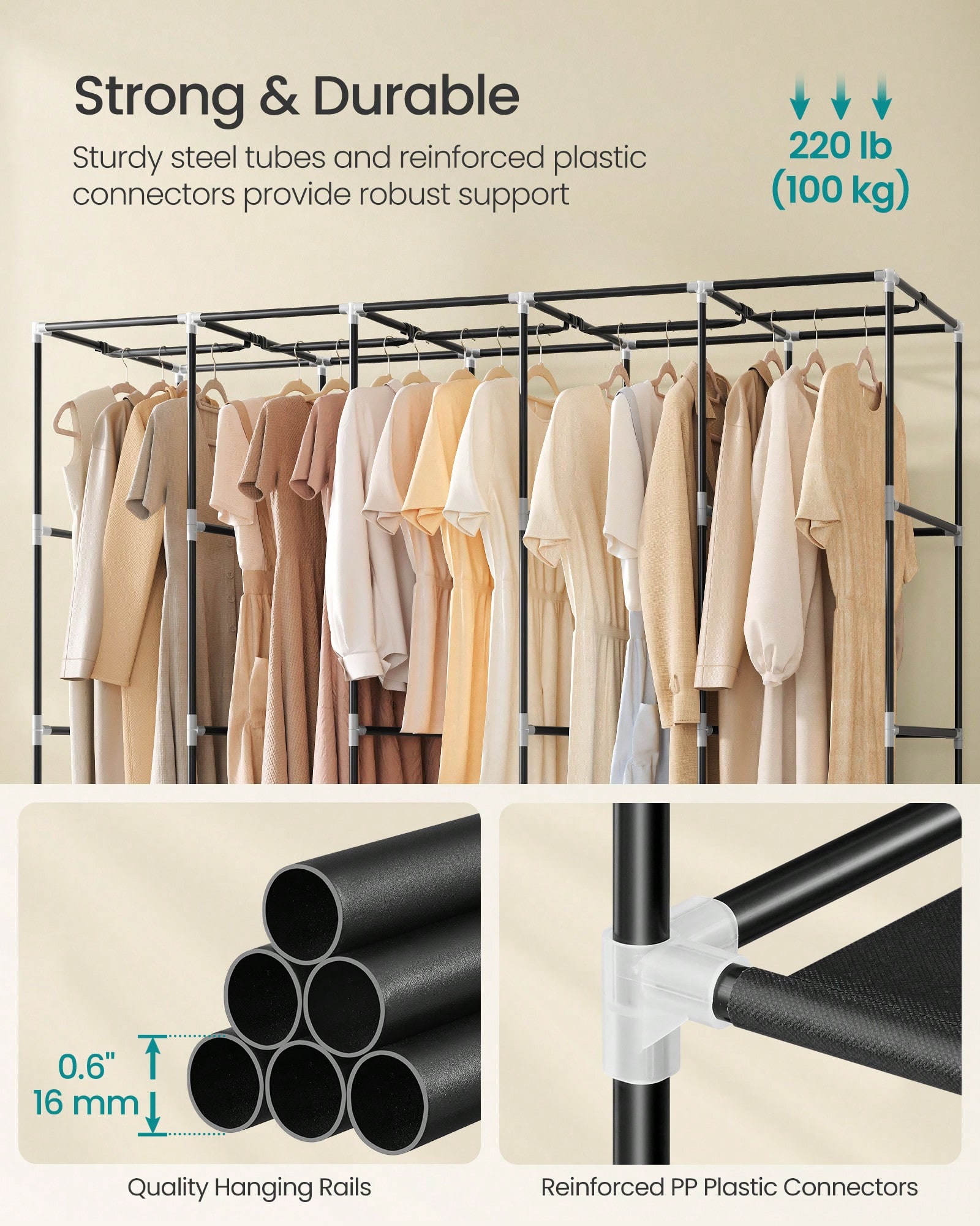 Armoire portable extra large d - Wardrobe Closet Portable Fabric Cover avis et prix