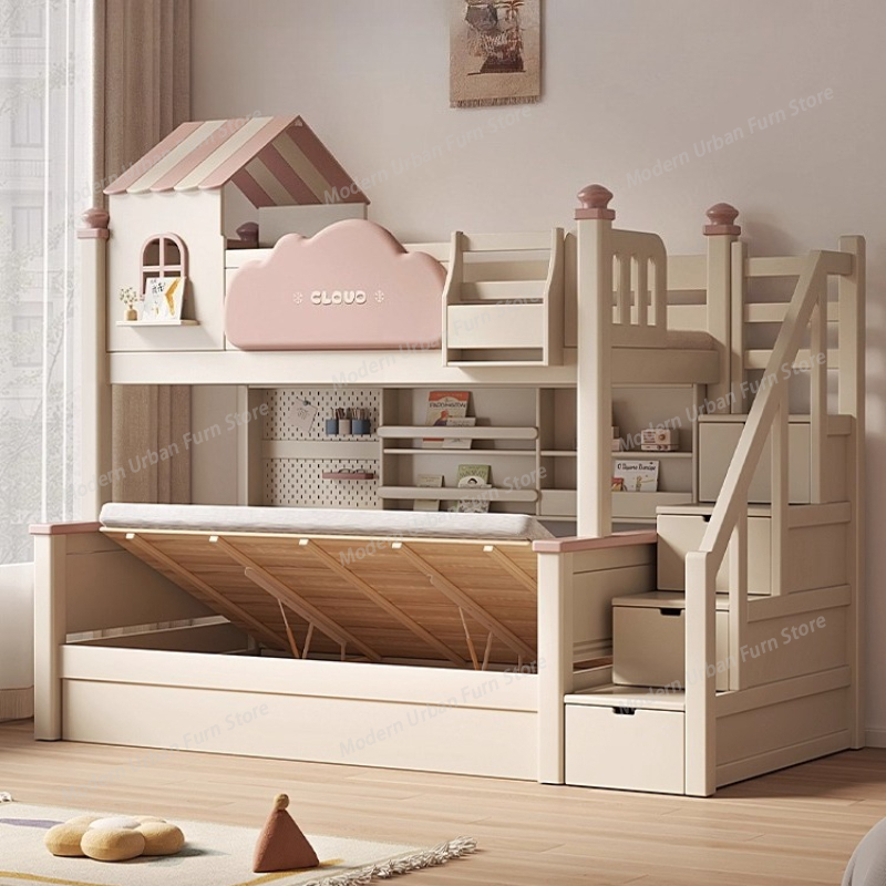 Lits superposés enfantins avec - King Size Bed Frame With Storage Drawers avis et prix