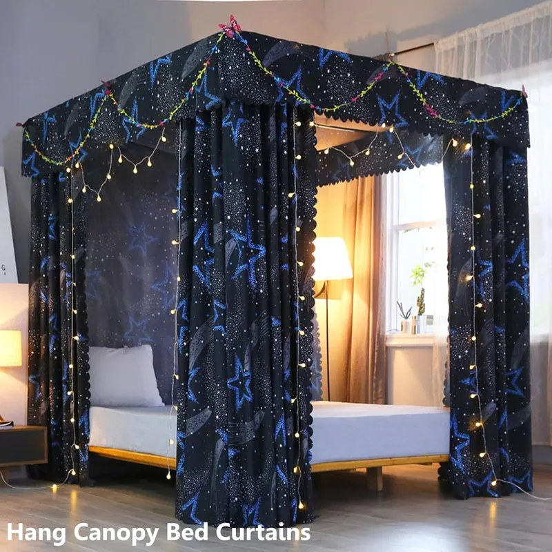 Poteau de cadre de lit à balda - Canopy Bed Frame Metal Queen avis et prix