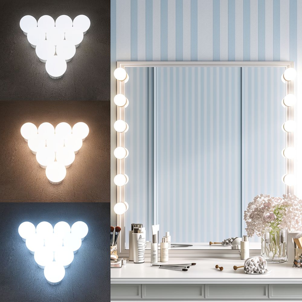 Lampes de maquillage à LED à i - Dressing Table Vanity With Lighted Mirror avis et prix