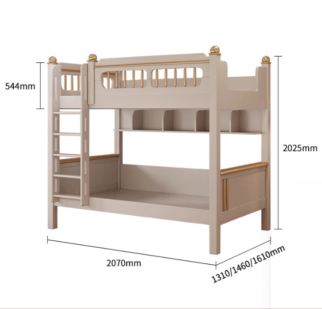 Lit superposé pour enfant en b - Bunk Bed With Stairs And Slide avis et prix
