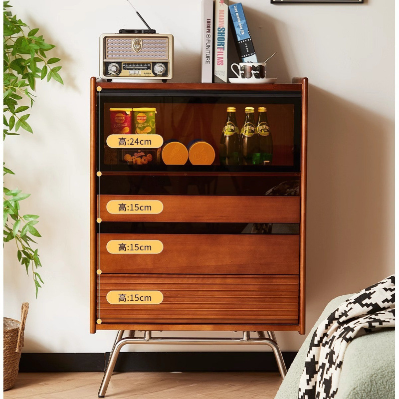 Coffre en bois massif nordique - Storage avis et prix