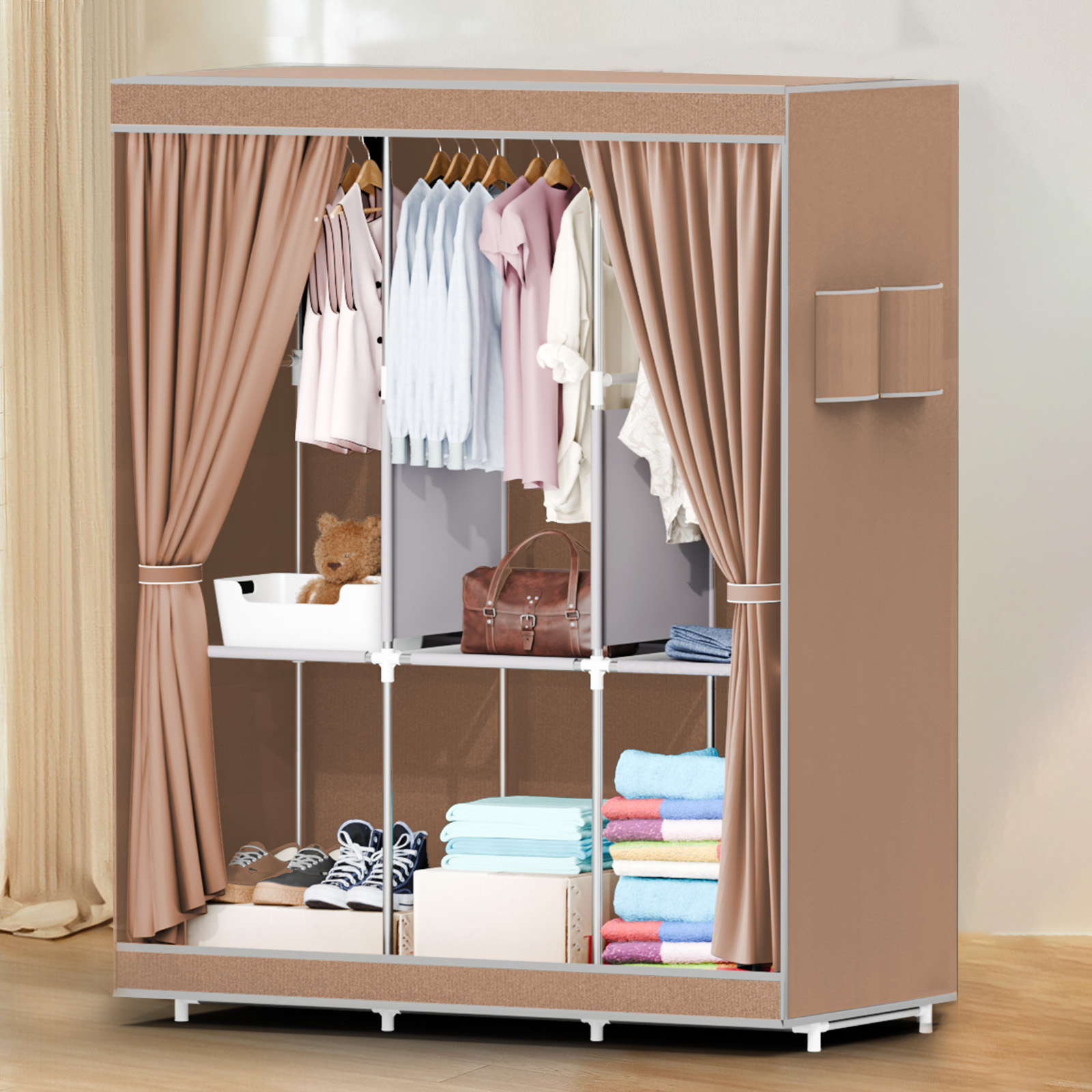 Armoire de placard Portable de - Wardrobe Closet Portable Fabric Cover avis et prix