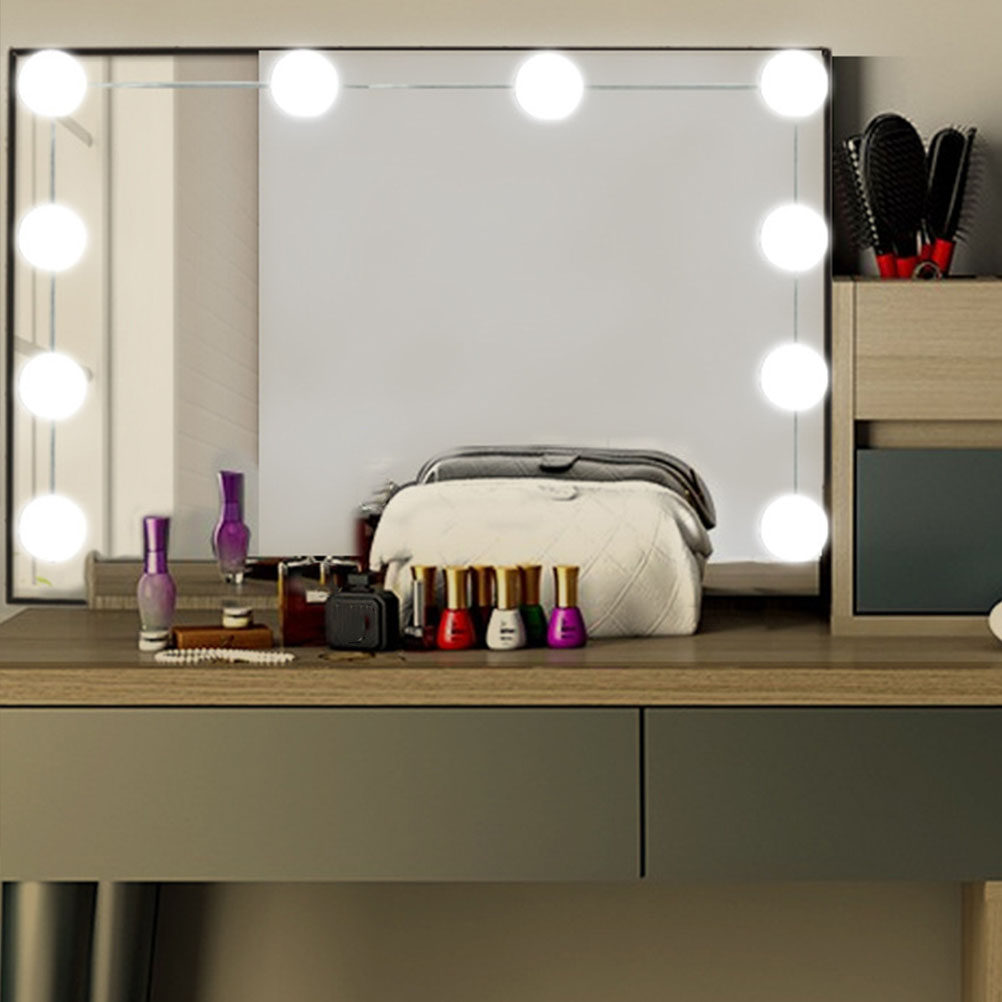 1 ensemble de miroir de maquil - Dressing Table Vanity With Lighted Mirror avis et prix
