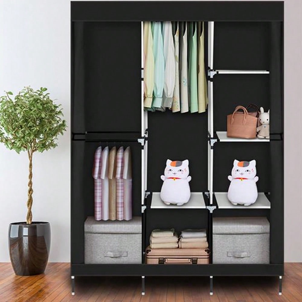 Armoire portable de 71 pouces, - Wardrobe Closet Portable Fabric Cover avis et prix
