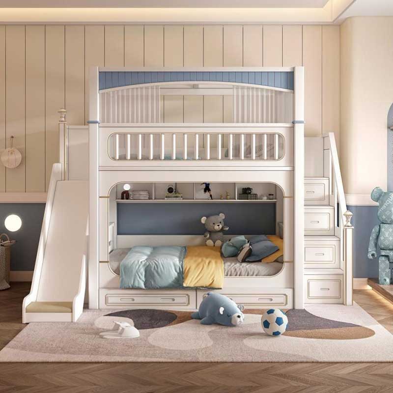 Ensemble de meubles de chambre - Bunk Bed With Stairs And Slide avis et prix