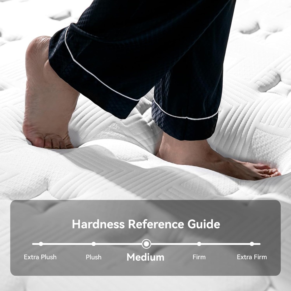 Matelas Queen, matelas hybride - Memory Foam Mattress In A Box Queen avis et prix